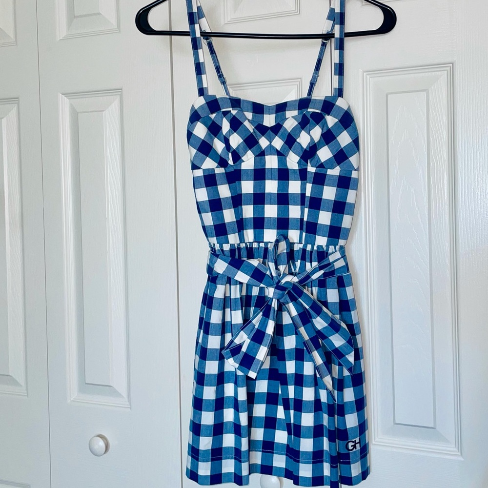Gingham Blue Mini dress
